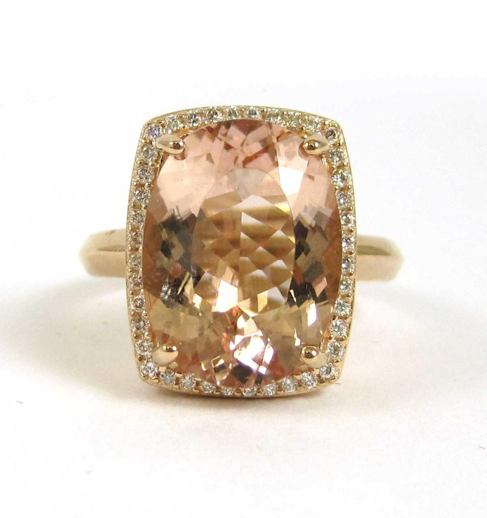 MORGANITE, DIAMOND AND FOURTEEN