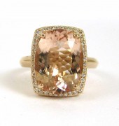 MORGANITE, DIAMOND AND FOURTEE