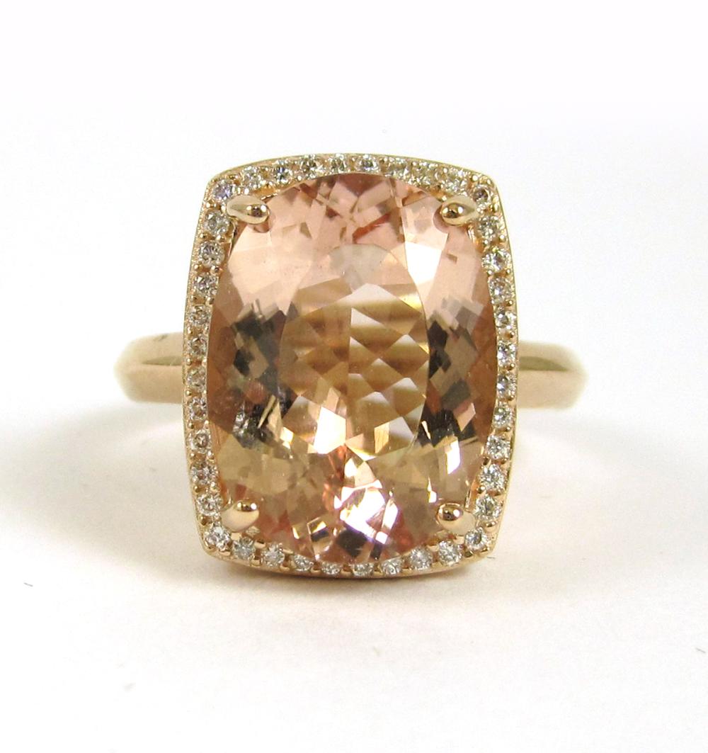 MORGANITE, DIAMOND AND FOURTEEN