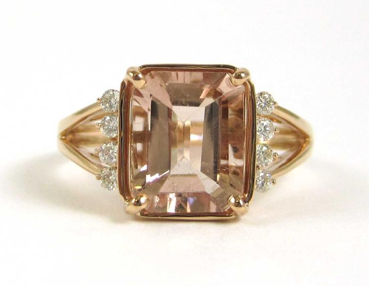 MORGANITE, DIAMOND AND FOURTEEN