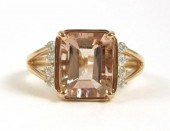 MORGANITE, DIAMOND AND FOURTEE