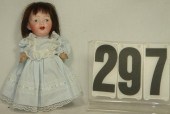 Morimura bisque head doll 9 in