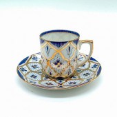 MORITZ ZDEKAUER BLUE AND GOLD