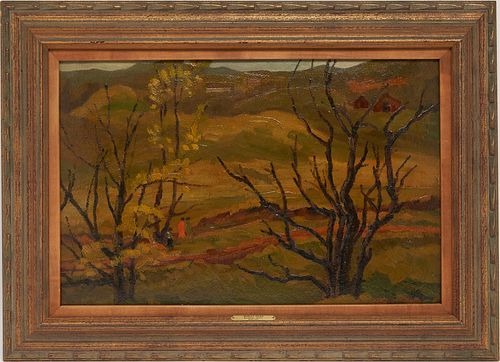 MORLEY HICKS O/B PAINTING,