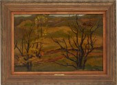 MORLEY HICKS O/B PAINTING, FIG