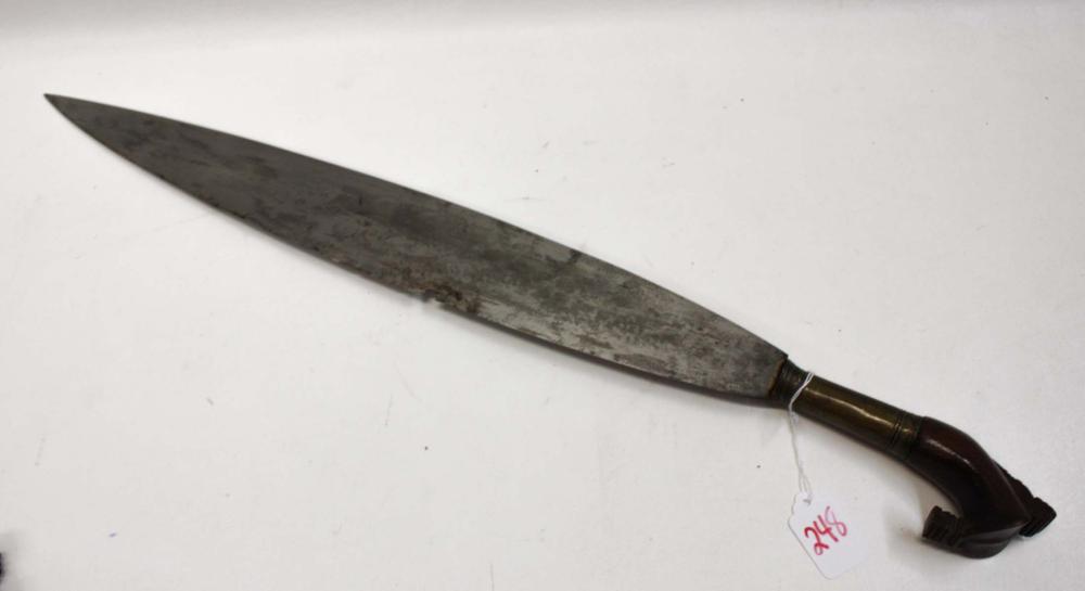 MORO BARONG WITH SHEATH, 18 3/4"