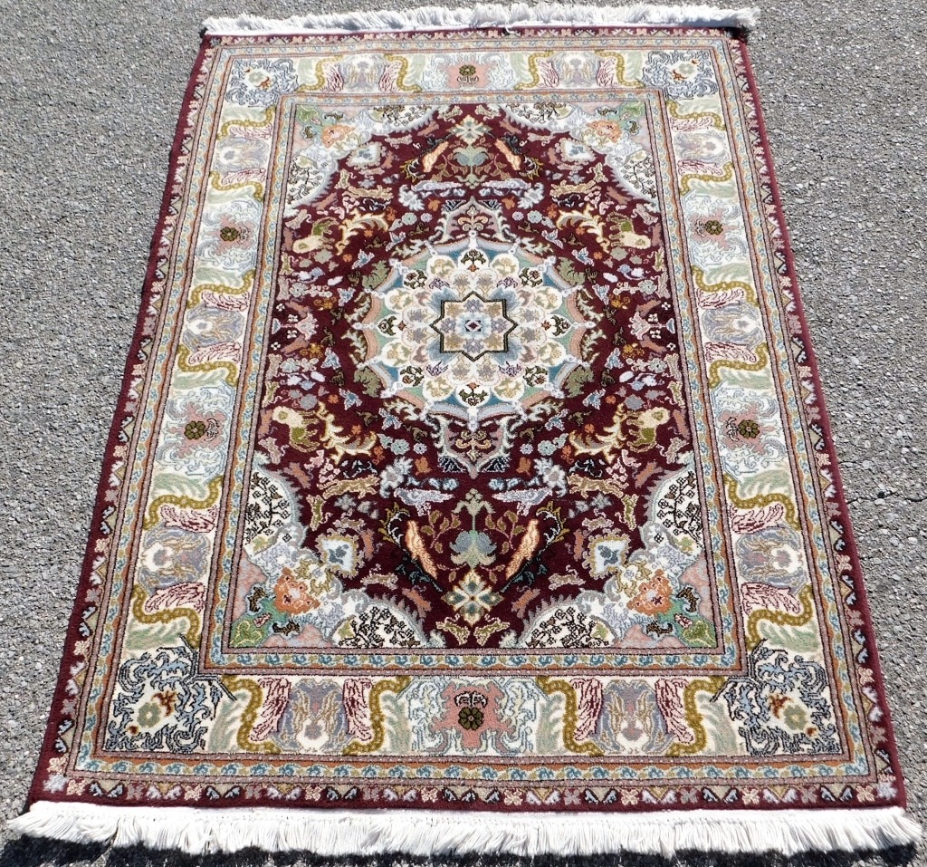 MOROCCAN BOTANICAL RUG Morocco,20th
