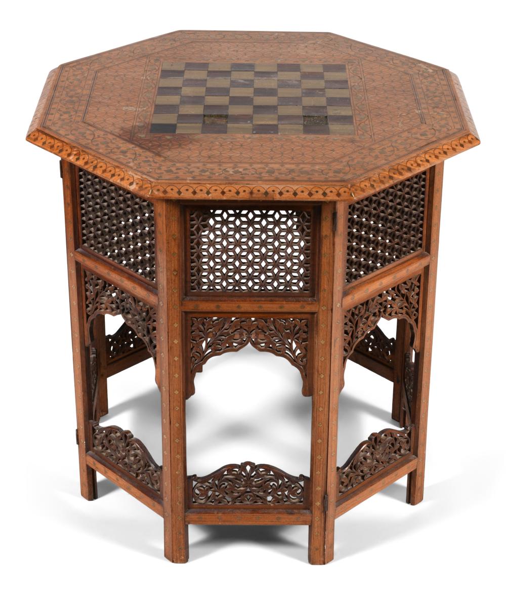 MOROCCAN BRASS AND COPPER INLAID