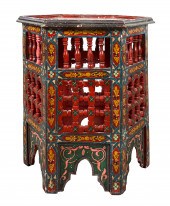 MOROCCAN HAND PAINTED HEXAGONA