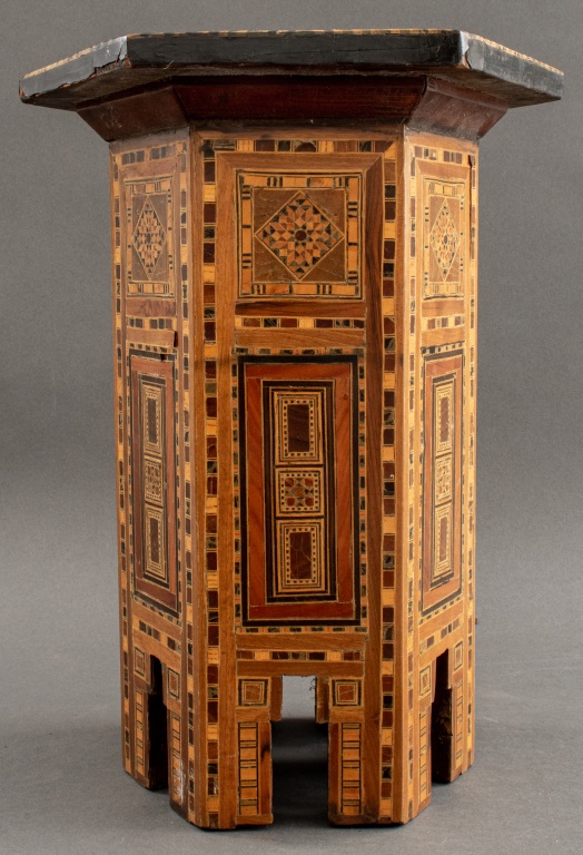 MOROCCAN INLAID DIMINUTIVE TABLE