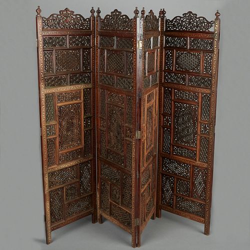 MOROCCAN INLAID FOUR-PANEL FLOOR