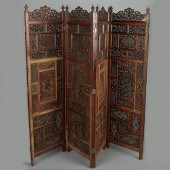 MOROCCAN INLAID FOUR-PANEL FLO