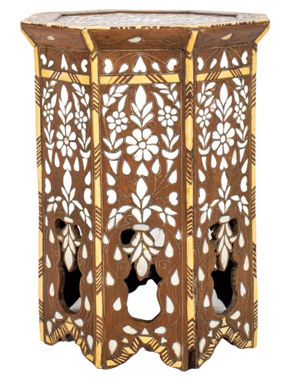 MOROCCAN MOTHER OF PEARL & WOOD