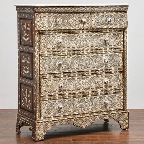 MOROCCAN MOTHER-OF-PEARL AND BONE