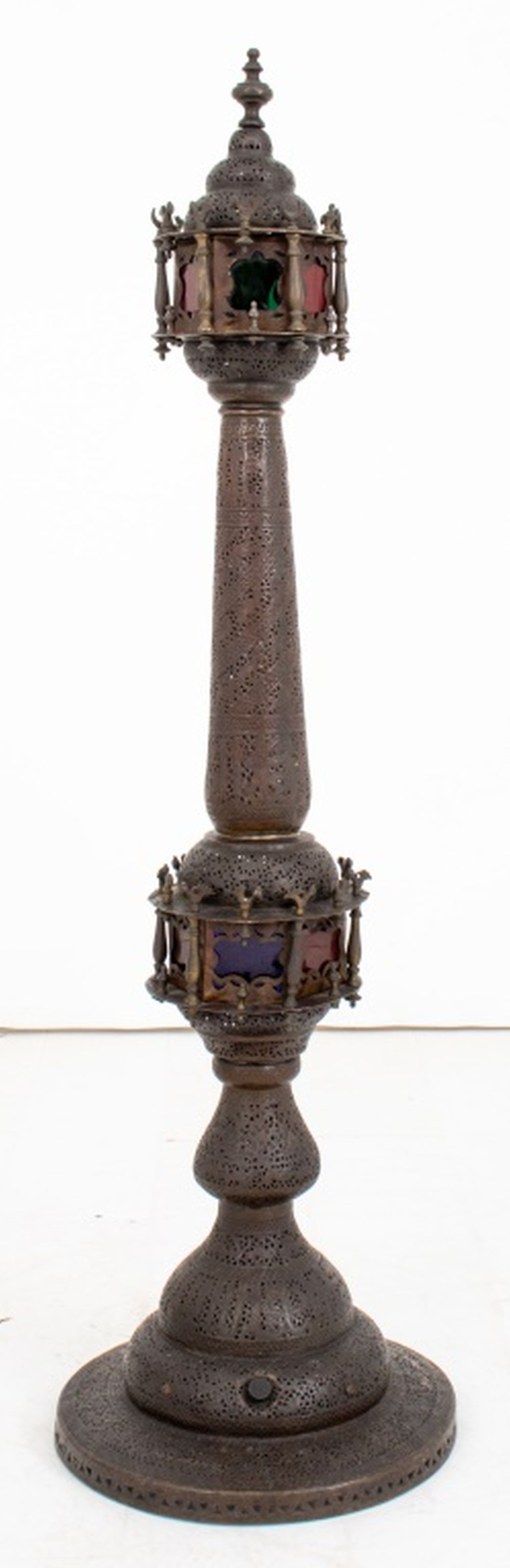 MOROCCAN PATINATED PIERCED METAL