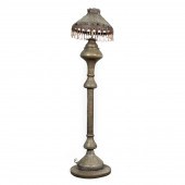MOROCCAN PIERCED BRASS FLOOR L