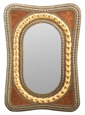 MOROCCAN SILVER & COPPER BEVEL