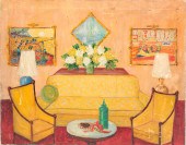 MORRIS HAFT OIL ON CANVAS. Ame