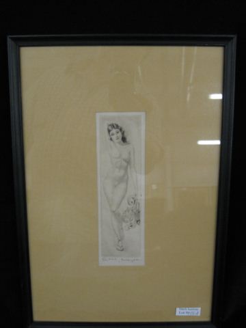 Morris Harvey Hobbs Etching