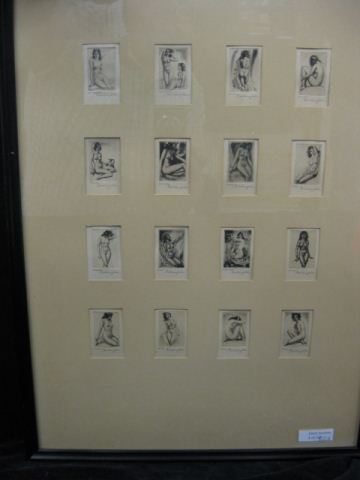 Morris Harvey Hobbs Set of 16