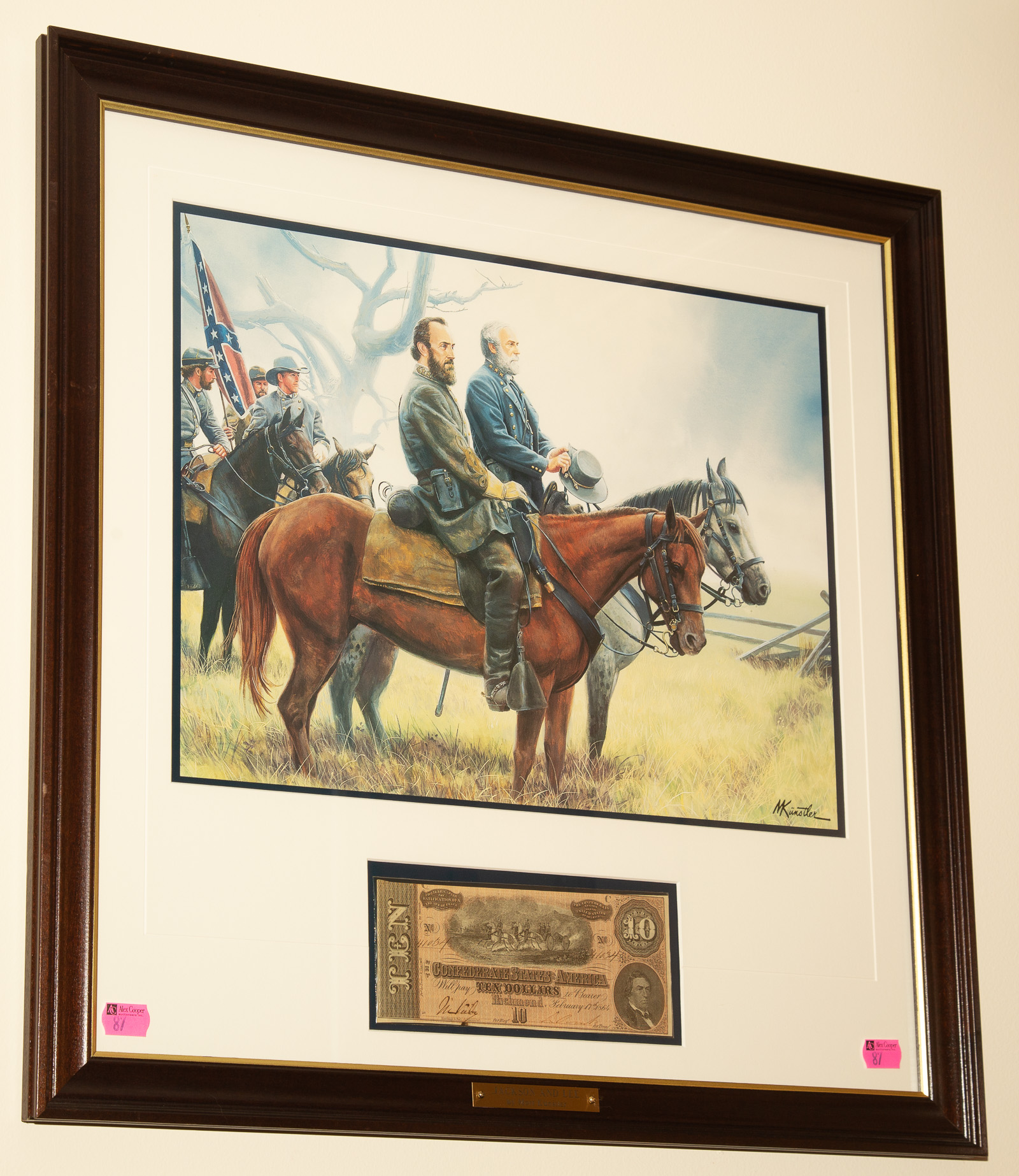 MORT KUNSTLER. "JACKSON AND LEE,"