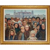 MORT KUNSTLER, OIL ON CANVAS,