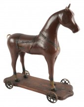 MORTON CONVERSE HORSE PULL TOY