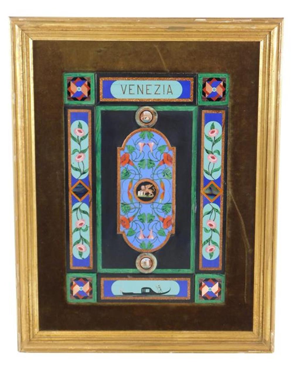 MOSAIC AND MICRO-MOSAIC PLAQUE,