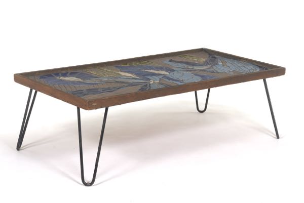 MOSAIC COFFEE TABLE 15 ½"H x 49