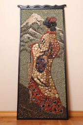 MOSAIC COPPER, PEBBLE, STONE,