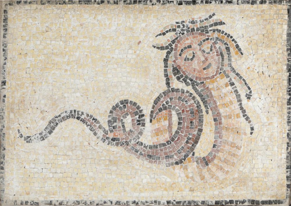 MOSAIC PANELin wooden frame;