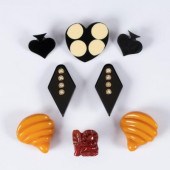 Moschino, a black heart-shaped