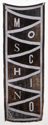 MOSCHINO SILK-BLEND SCARF Mosc