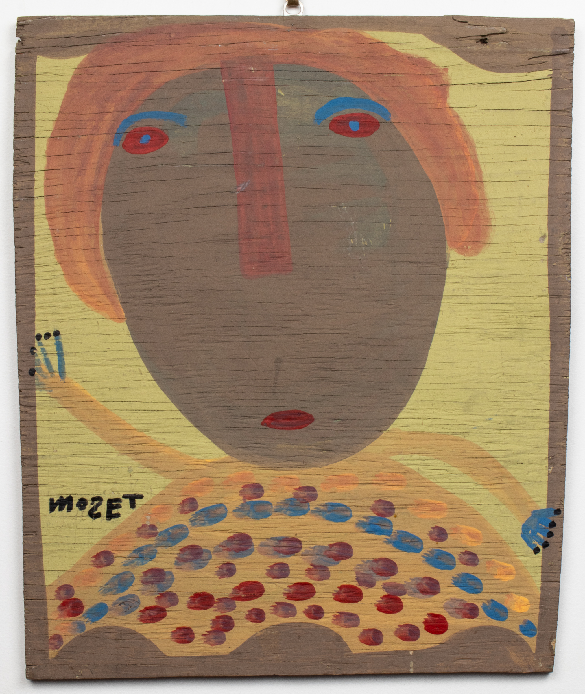 MOSE TOLLIVER OUTSIDER ART PORTRAIT