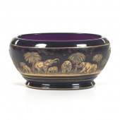 MOSER AMETHYST GLASS ACID ETCH