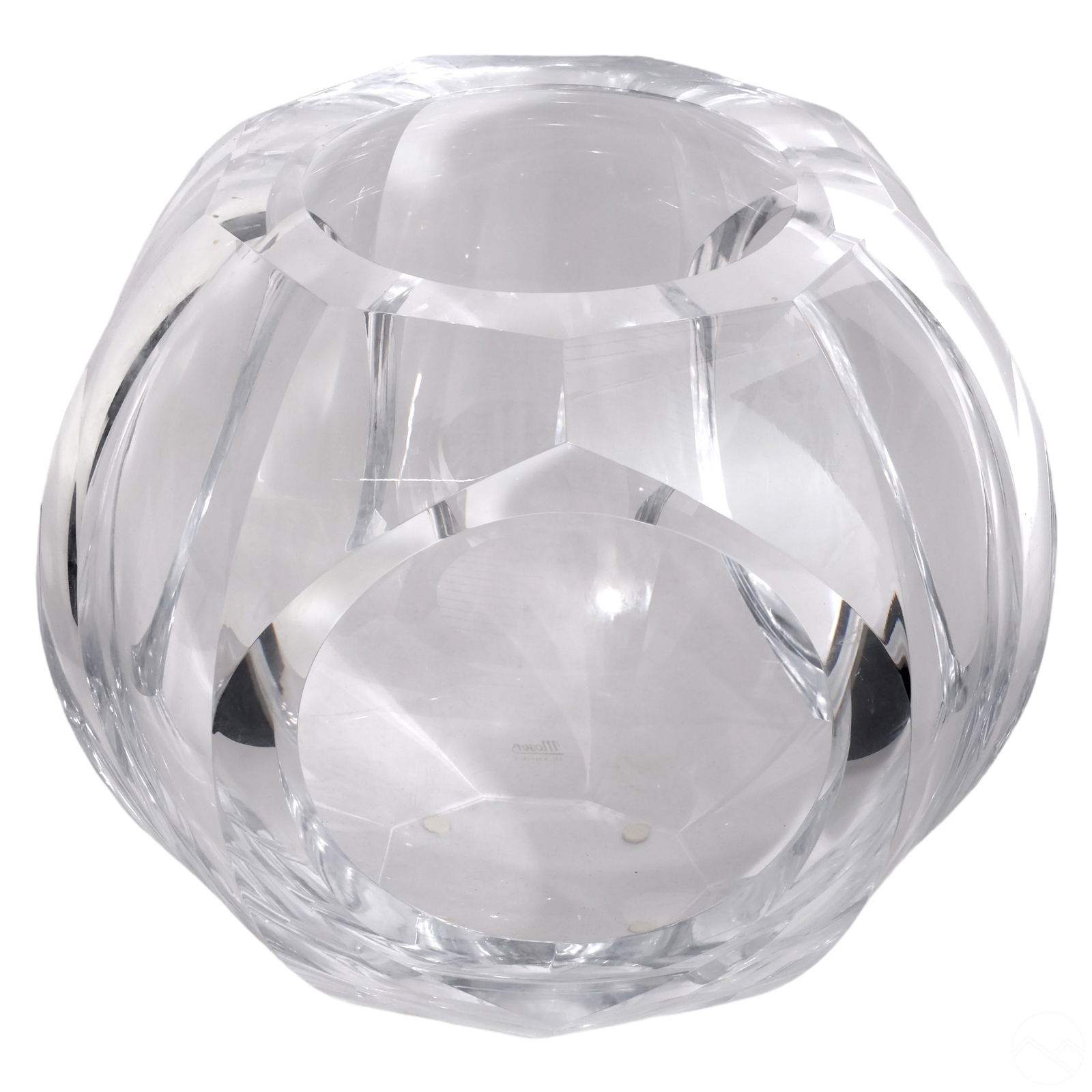 MOSER ART DECO CLEAR FACETED