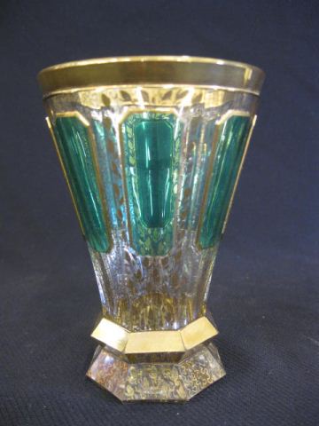 Moser Art Glass Goblet or Beaker