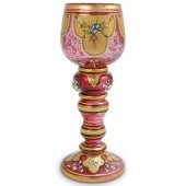 MOSER BOHEMIAN GLASS CRANBERRY