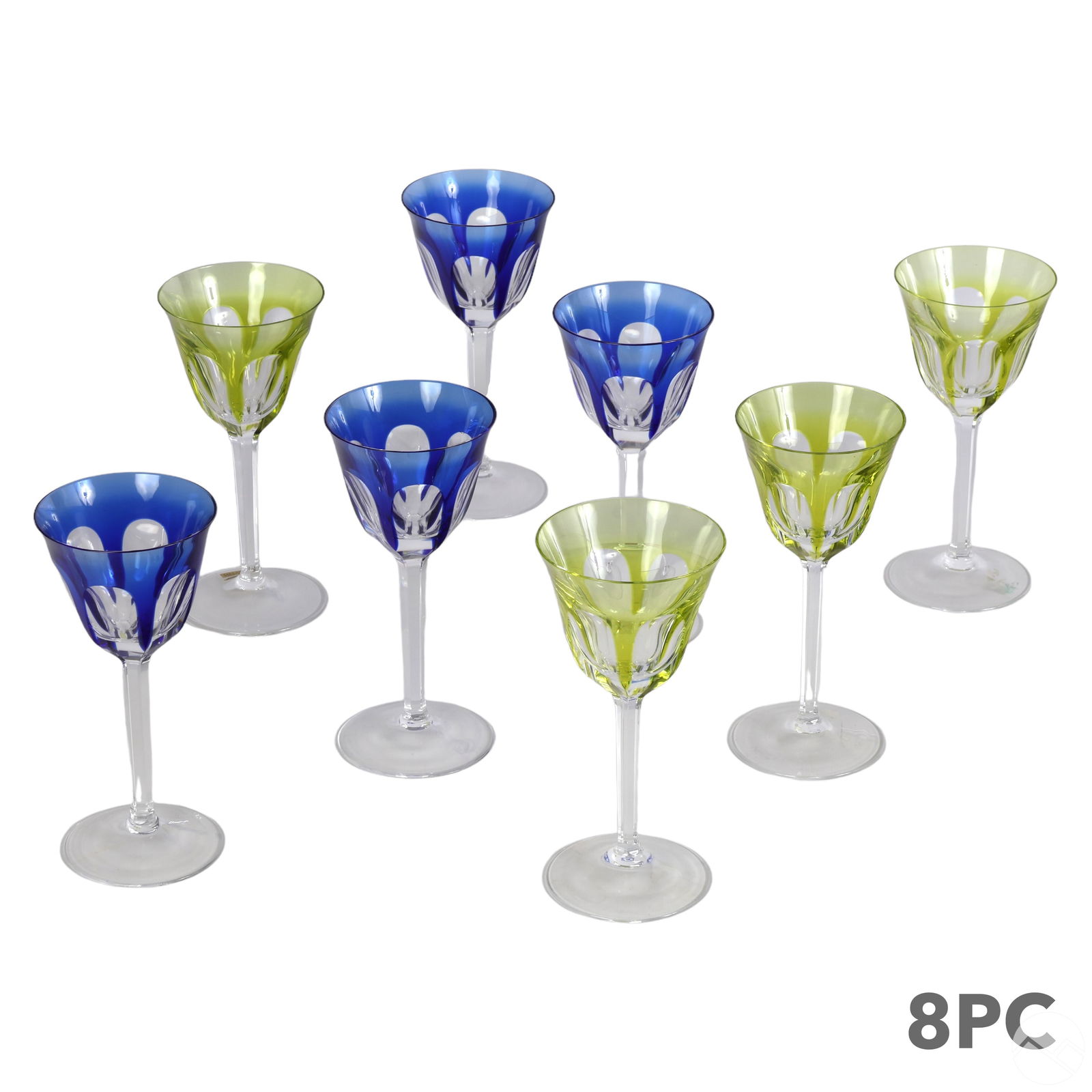 MOSER CZECH CRYSTAL PAPAL WINE HOCK
