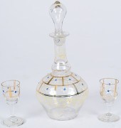 Moser Decanter and Cups Contin