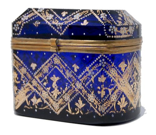 MOSER ENAMELED CUT JEWELED