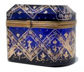 MOSER ENAMELED CUT JEWELED JEW
