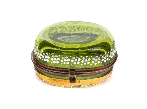 MOSER ENAMELED GREEN BOXMoser