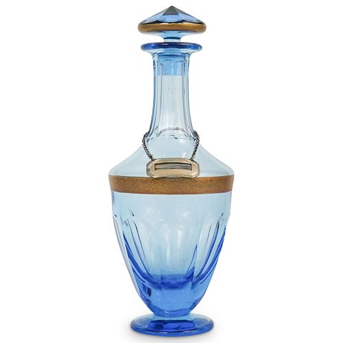 MOSER GLASS DECANTERDESCRIPTION: