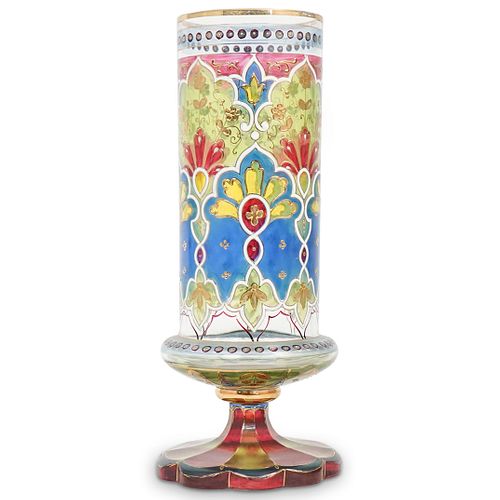 MOSER GLASS VASEDESCRIPTION: A