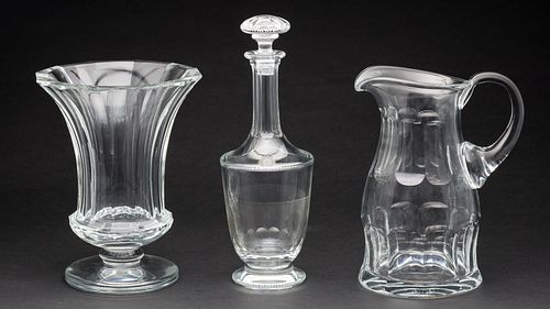 MOSER PITCHER, DECANTER AND