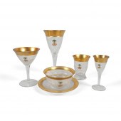 MOSER 'SPLENDID' GOLD RIMMED G