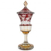 MOSER-STYLE GLASS DECANTERDESC