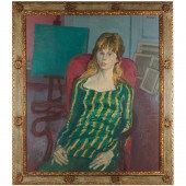 MOSES SOYER, LARGE SCALE OIL O