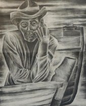 MOSHE GAT (ISRAELI B. 1935), P